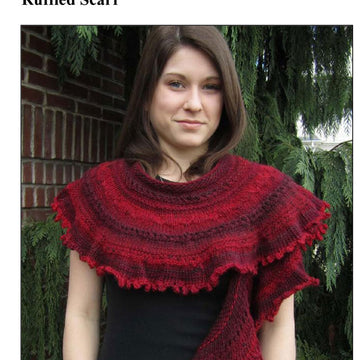Ruffled Scarf Knitting Pattern