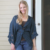 Valley Yarns Ice Glen Cardigan Crochet Pattern