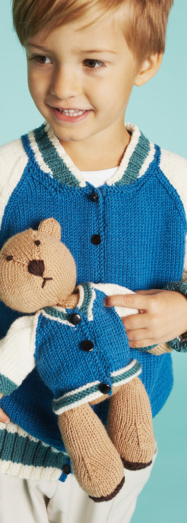 Debbie Bliss Billy Jacket and Buddy Bear Knitting Pattern
