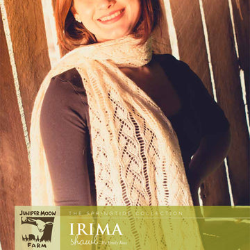 Irima Rectangular Stole Wrap Knitting Pattern