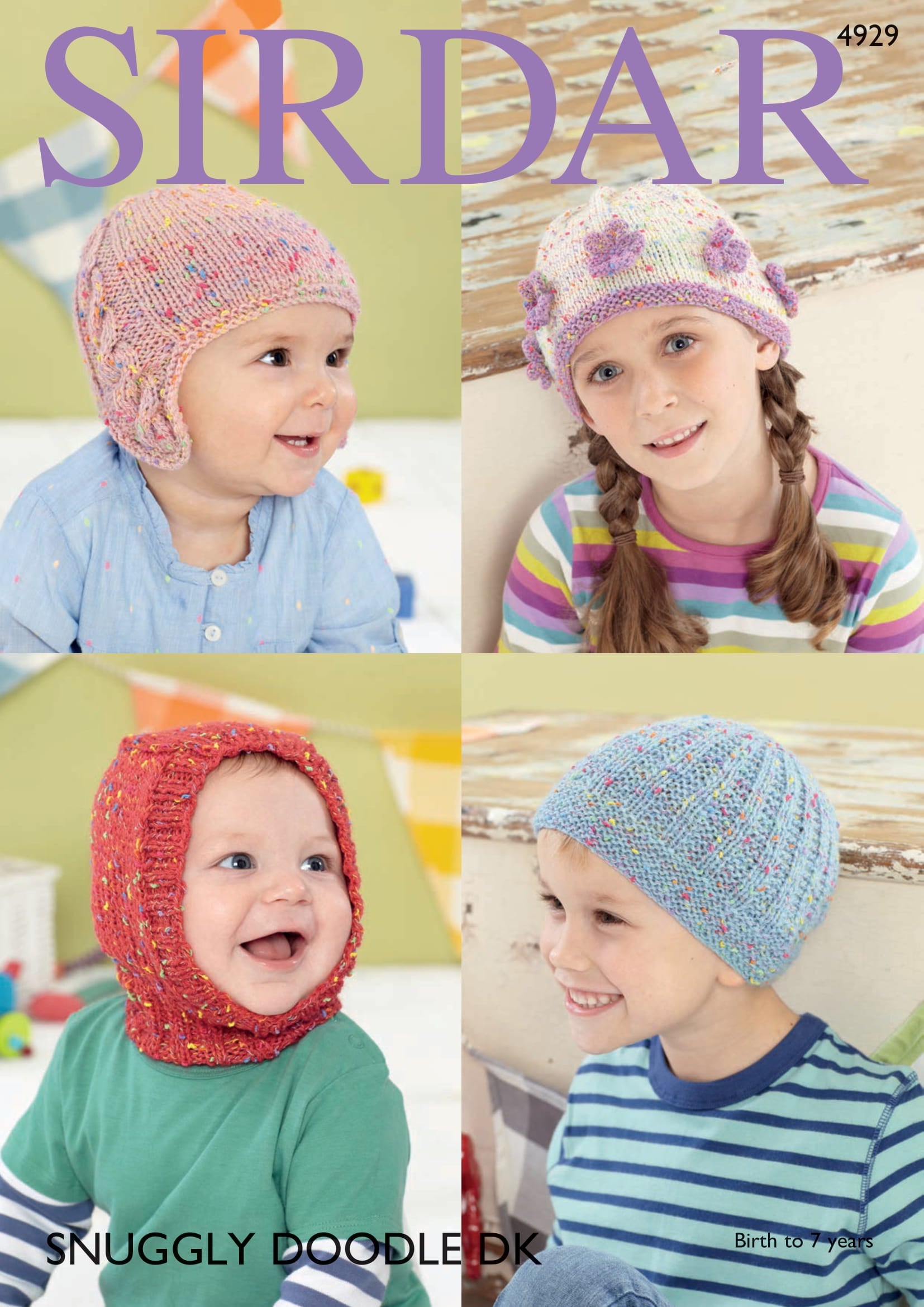 Sirdar Hats Knitting Pattern