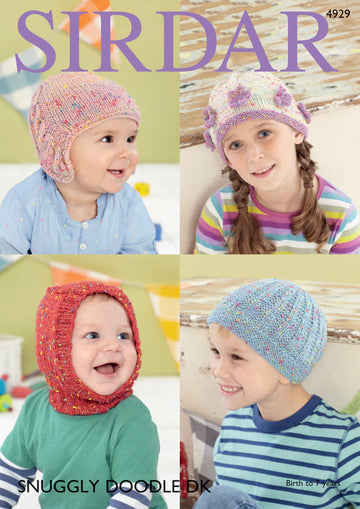 Sirdar Hats Knitting Pattern