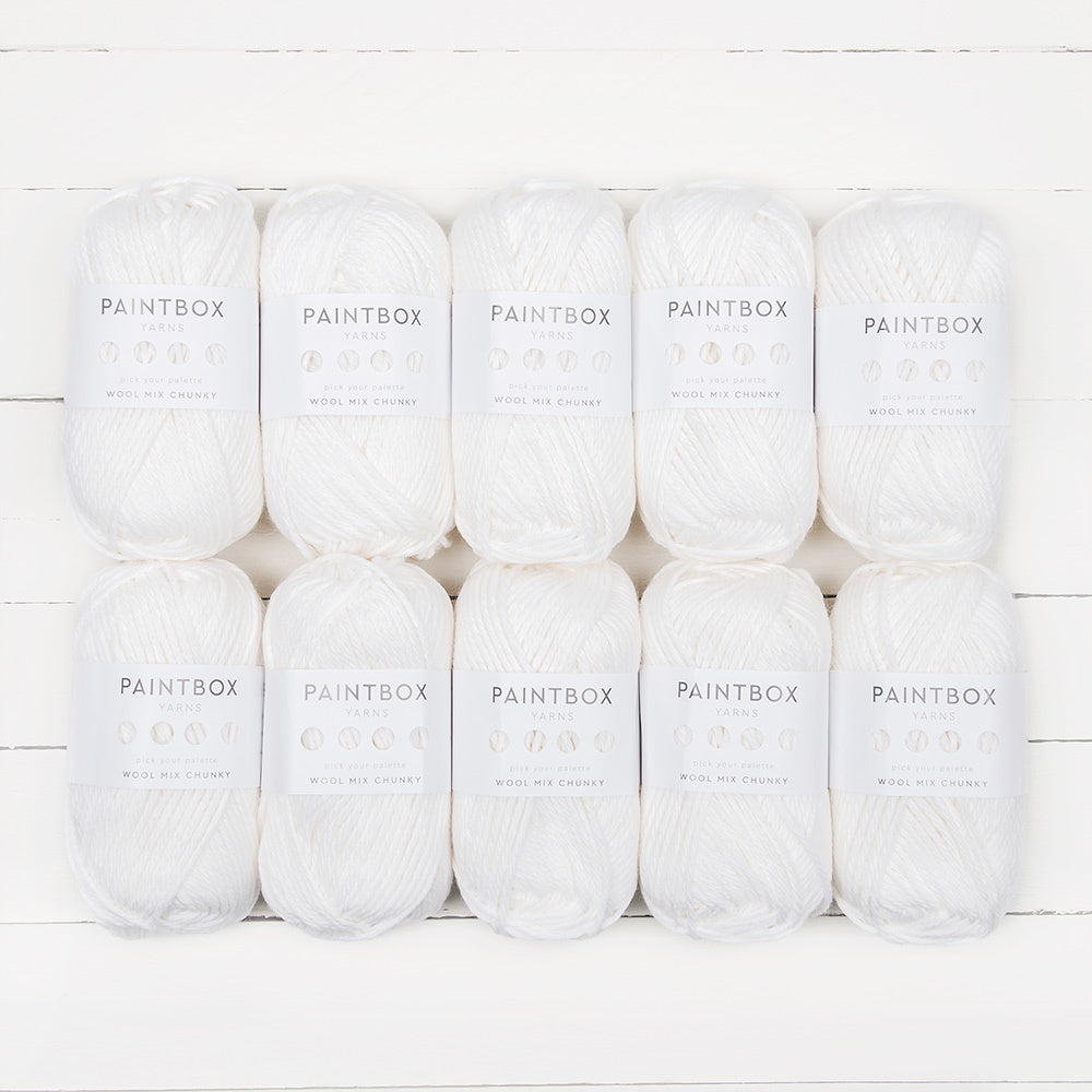 Paintbox Yarns Wool Mix Chunky 10 Ball Value Pack Yarn - Wool Chunky