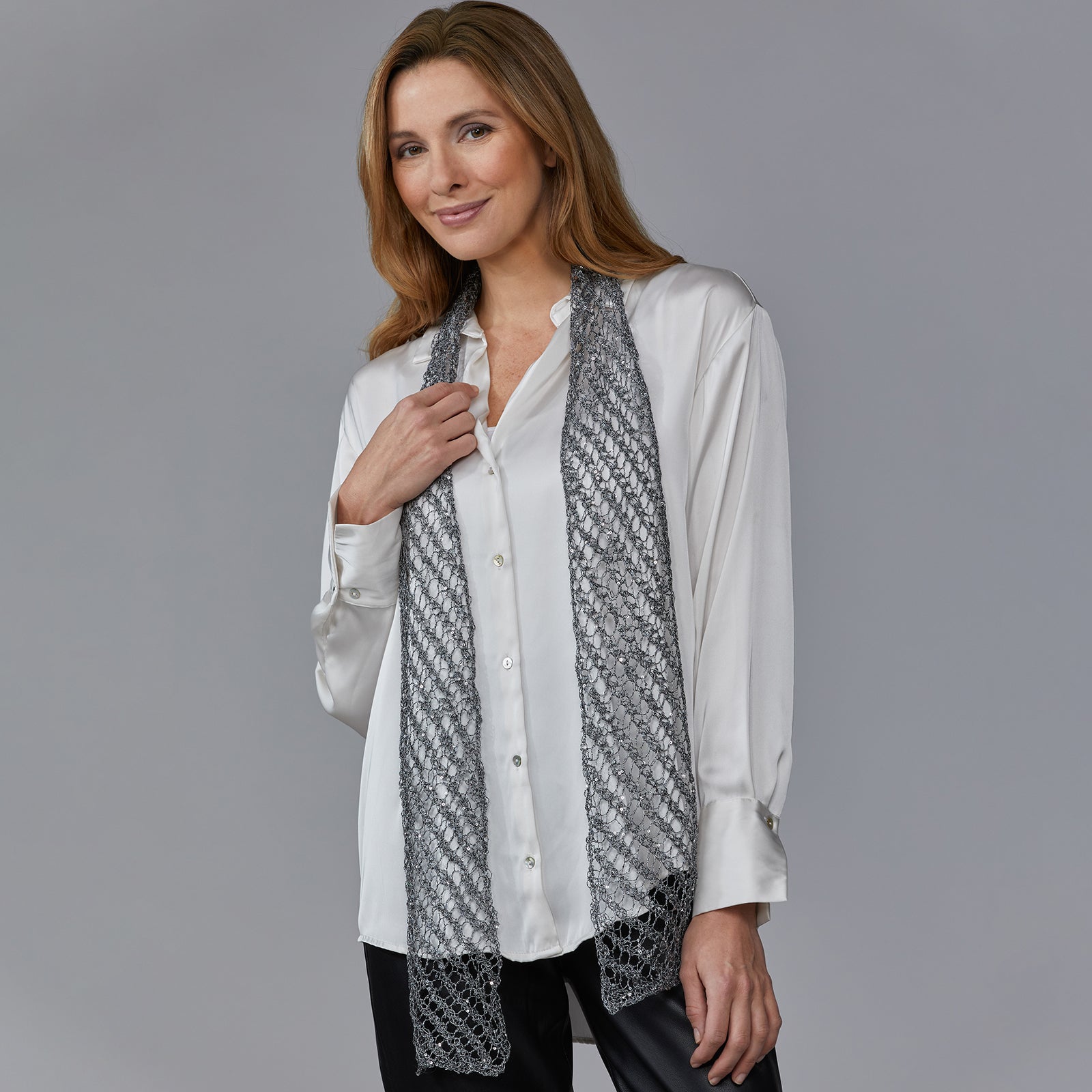 Stacy Charles Fine Yarns LaVerne Scarf Knitting Pattern