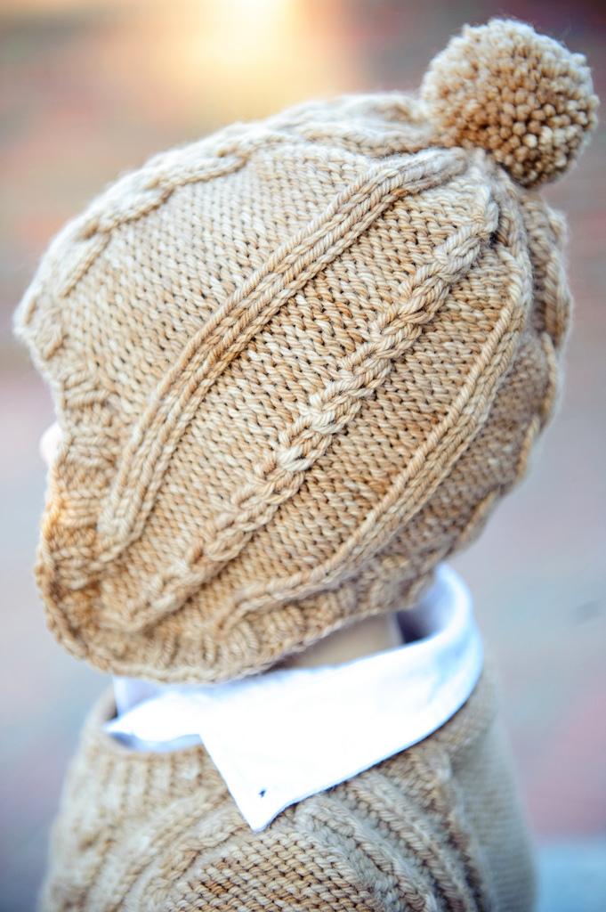 Master Charles Cabled Ear Flap Cap