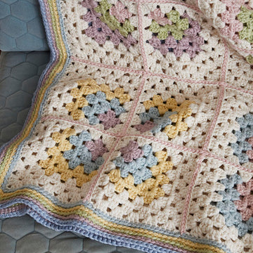 Debbie Bliss Patchwork Crochet Blanket Pattern