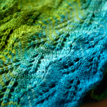 SweetGeorgia CashSilk Fern Scarf Knitting Pattern
