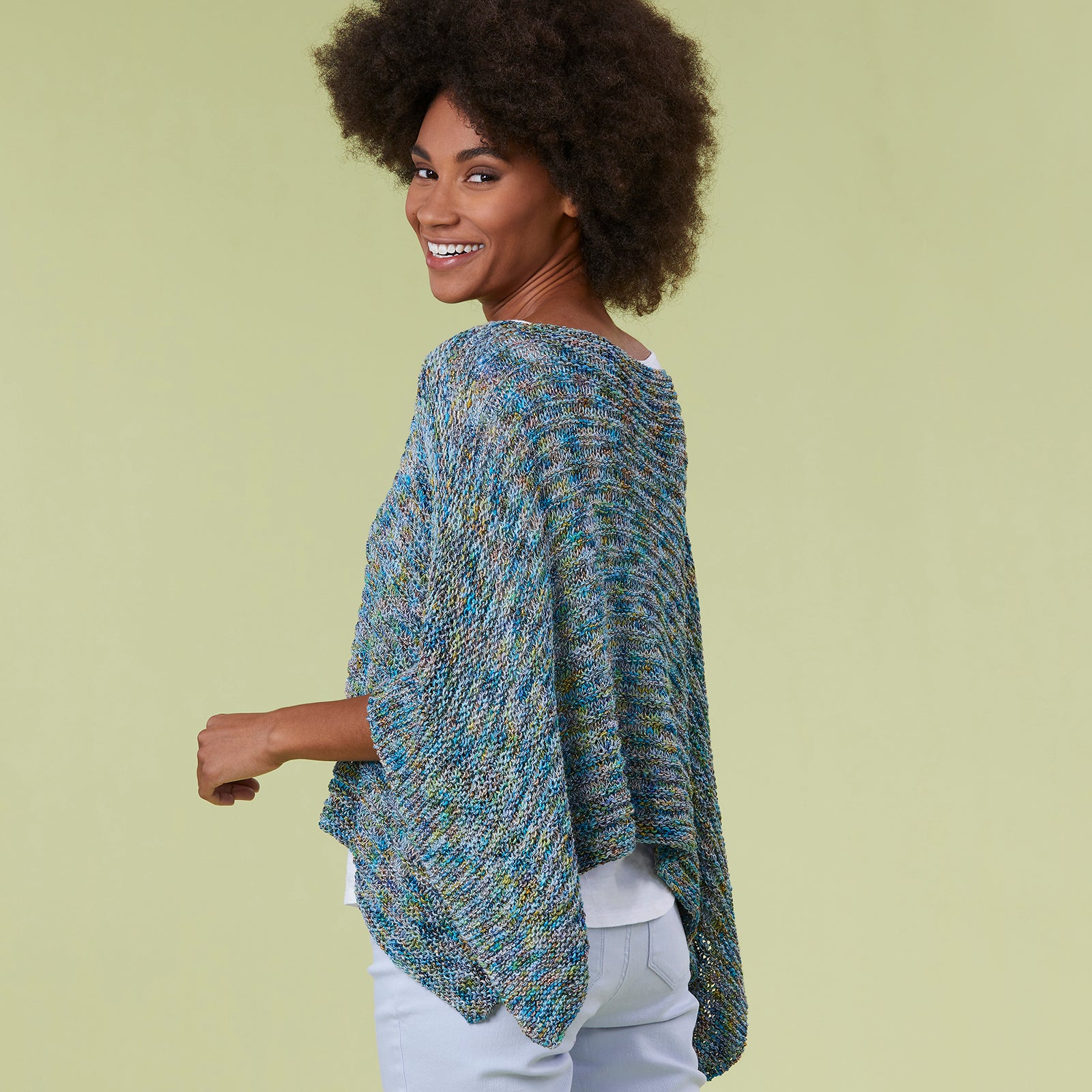 Tahki Yarns Ventura Poncho Knitting Pattern