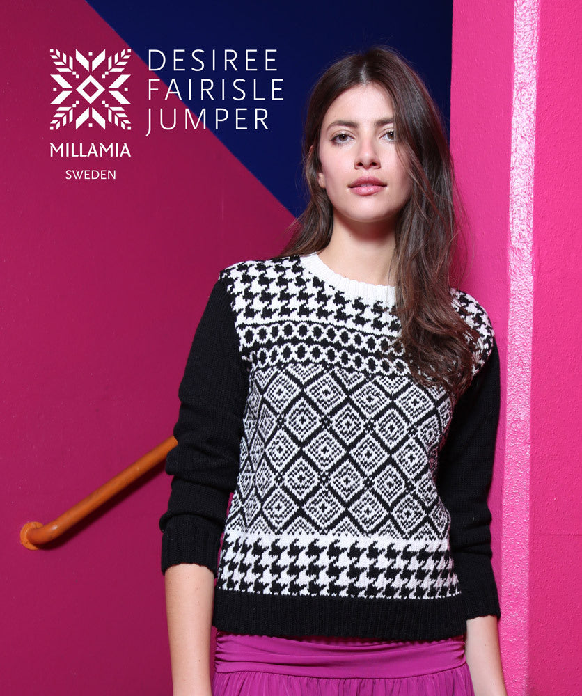 MillaMia Desiree Fairisle Jumper Knitting Pattern