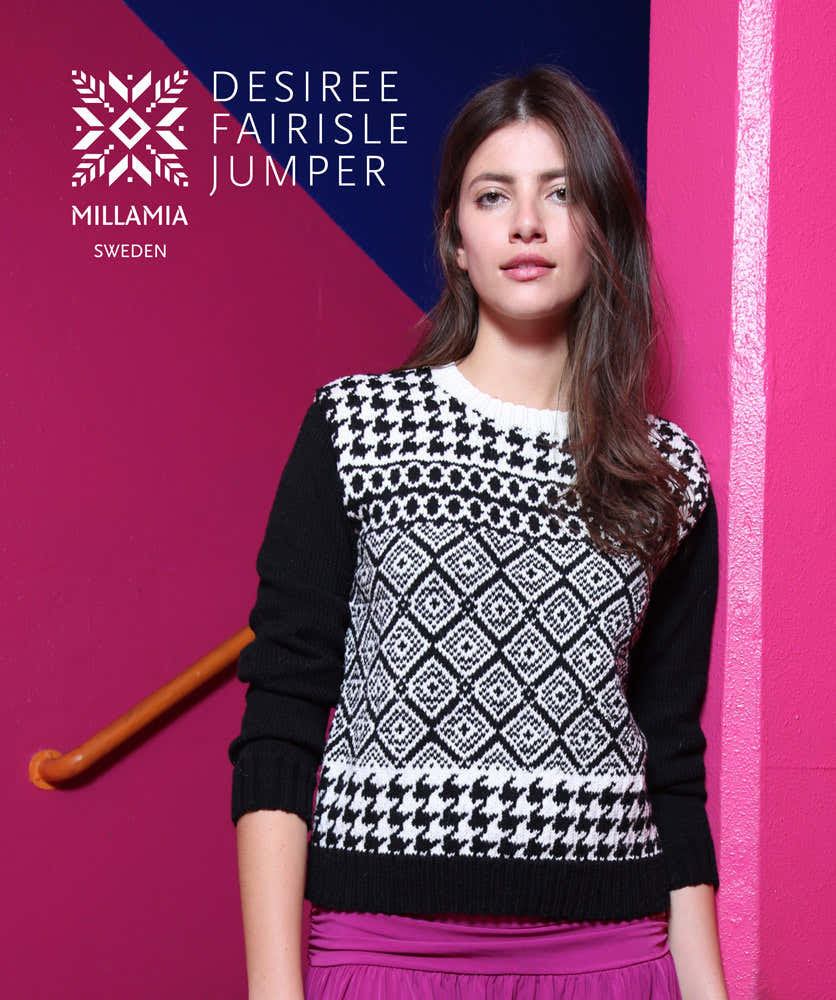 MillaMia Desiree Fairisle Jumper Knitting Pattern