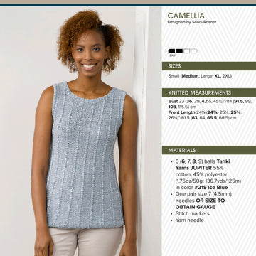 Tahki Yarns Camellia Knitting Pattern