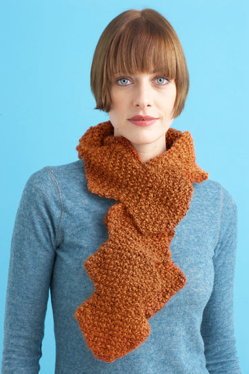 Williamsburg Scarf in Lion Brand Homespun - 90266AD PDF