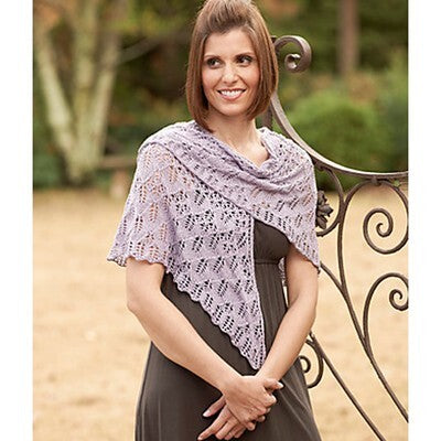 Kollage Yarns 3820 Margaret Shawl Knitting Pattern