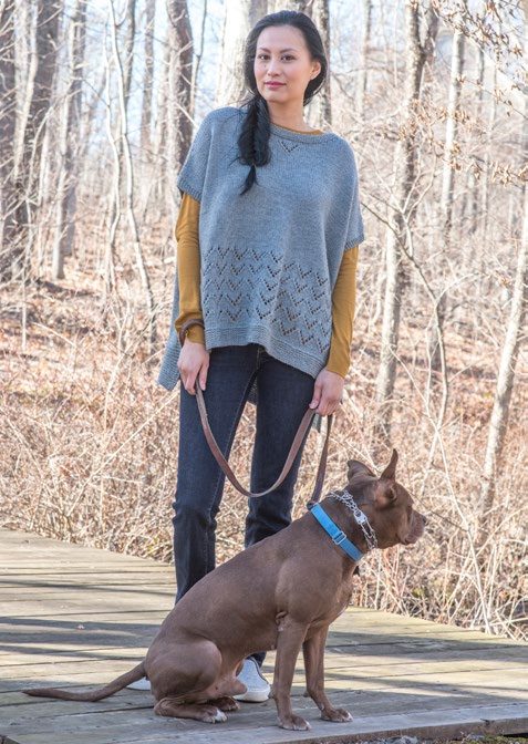 Berroco Camden Hills Poncho Cape Knitting Pattern