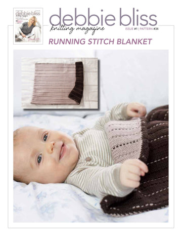 Debbie Bliss Running Stitch Blanket PDF