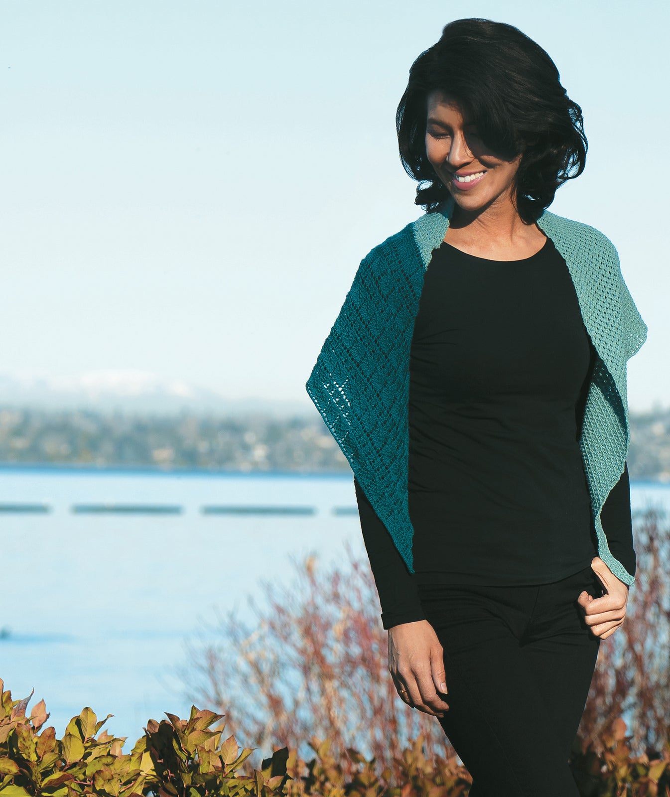 Cascade Yarns FW Heritage Napa Shawl Wrap Knitting Pattern