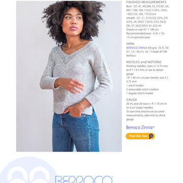 Berroco Pim Jumper Knitting Pattern