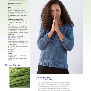 Berroco Sesia Jumper Knitting Pattern
