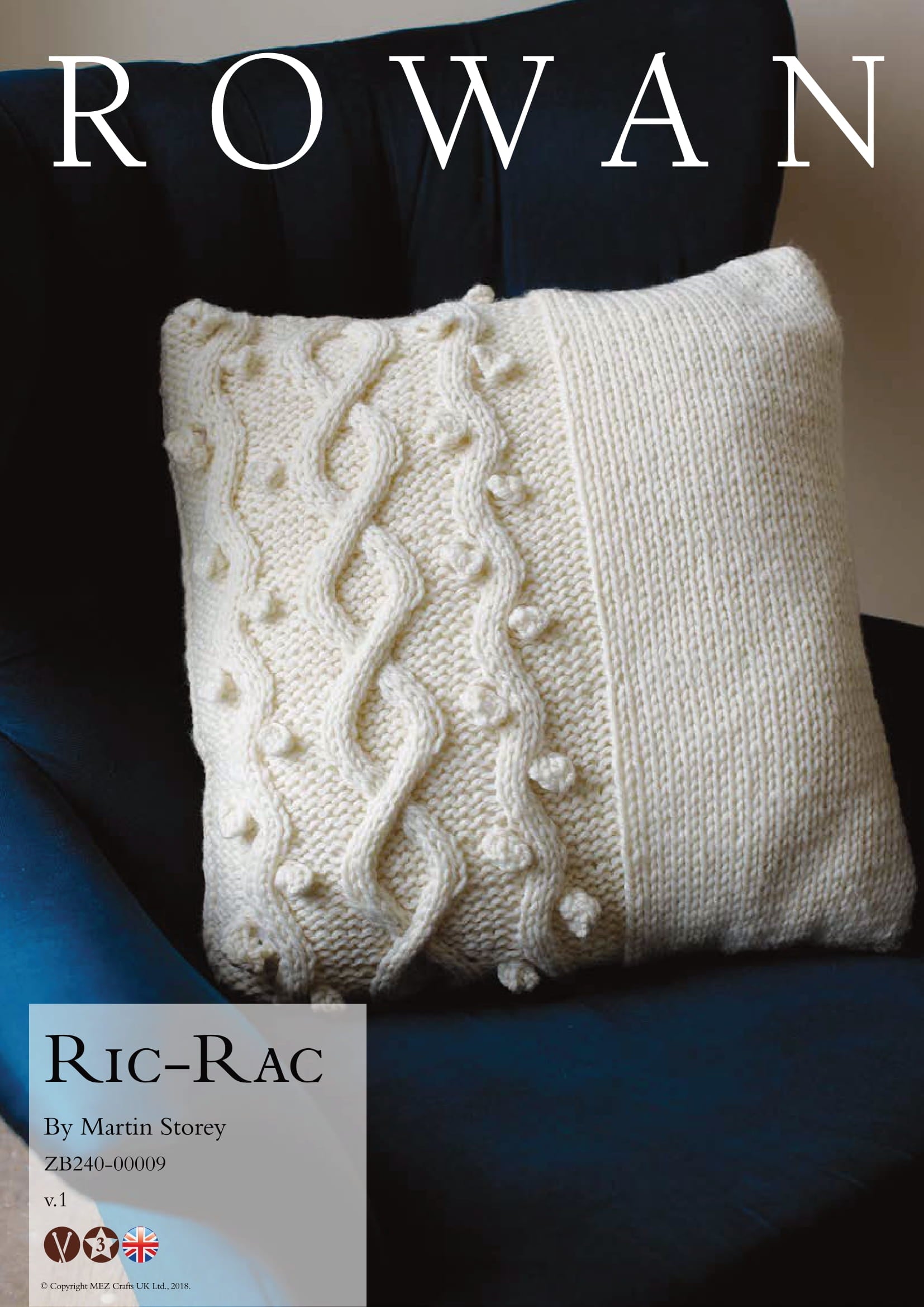 Rowan Ric Rac Homeware Knitting Pattern