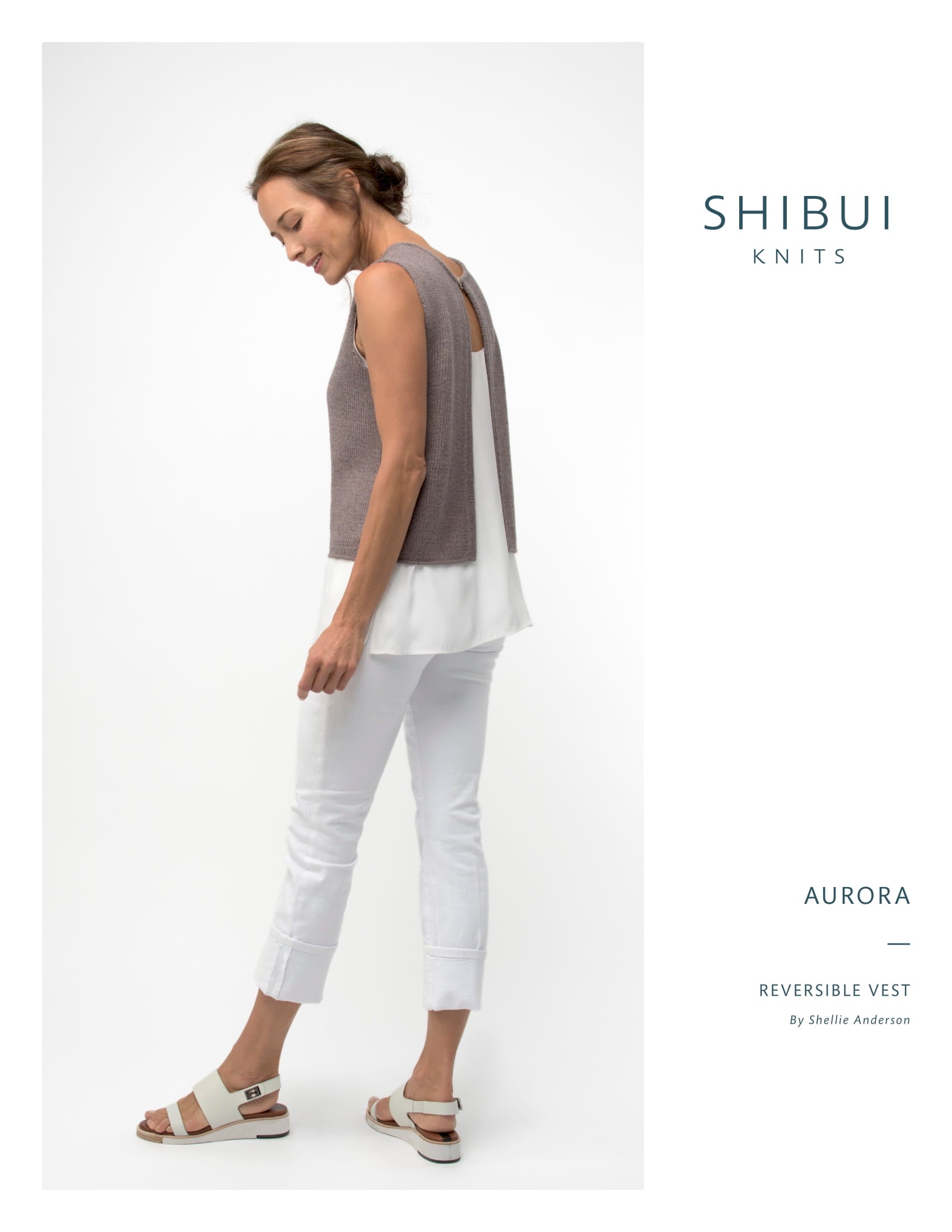 Shibui Knits Aurora Vest Knitting Pattern