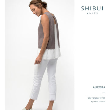Shibui Knits Aurora Vest Knitting Pattern