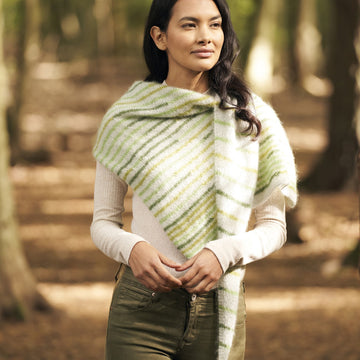 Triangular Shawl Wrap Knitting Pattern
