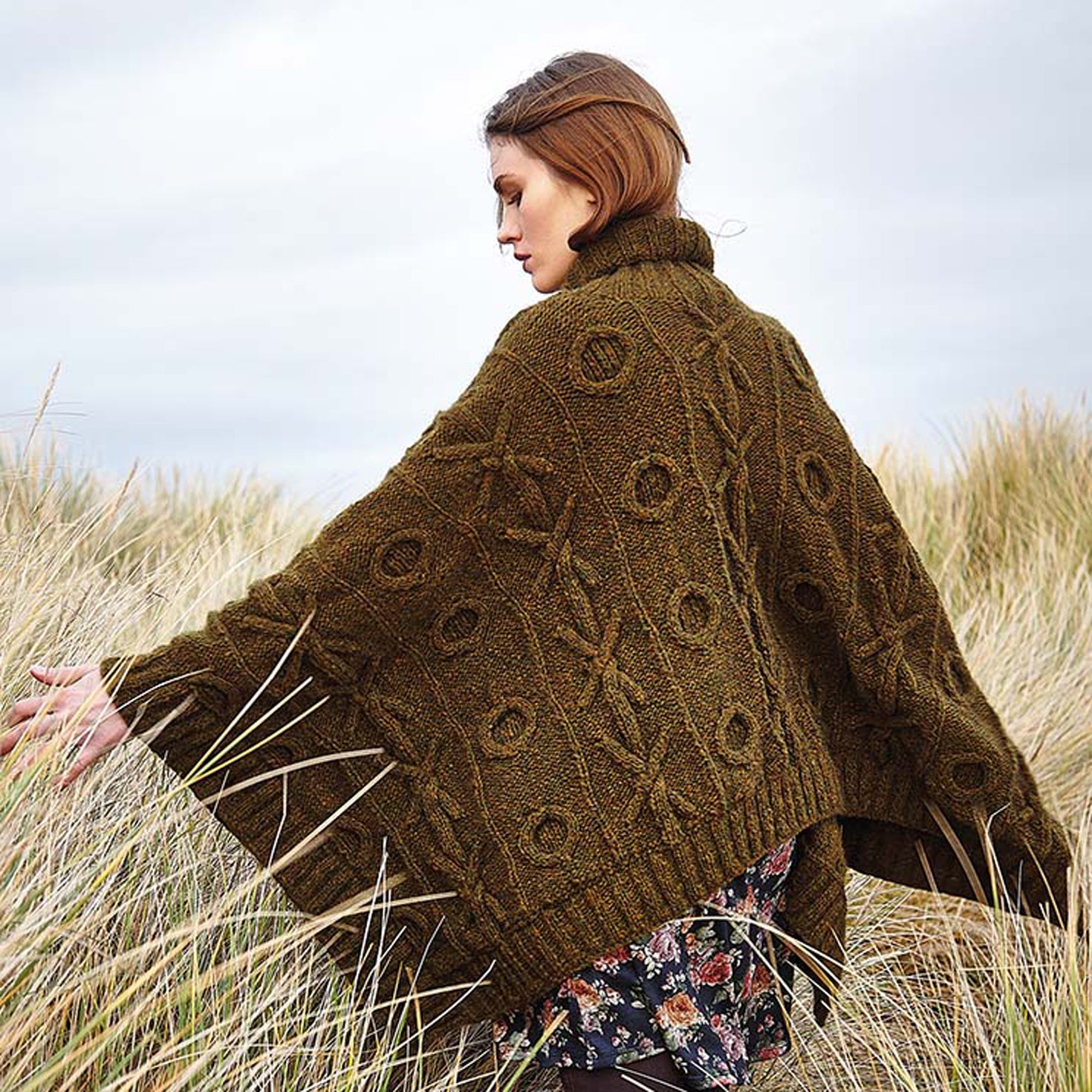 Rowan Brecon Cape Knitting Pattern