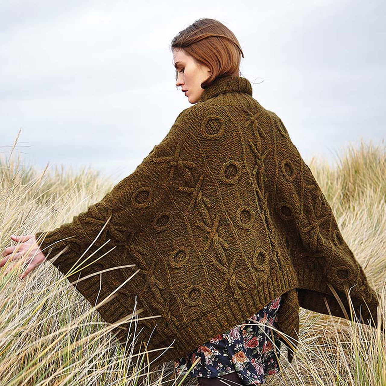 Rowan Brecon Cape Knitting Pattern