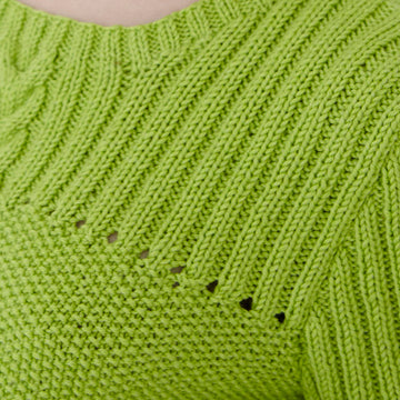 Debbie Bliss Moss Stitch Rib Jumper Knitting Pattern