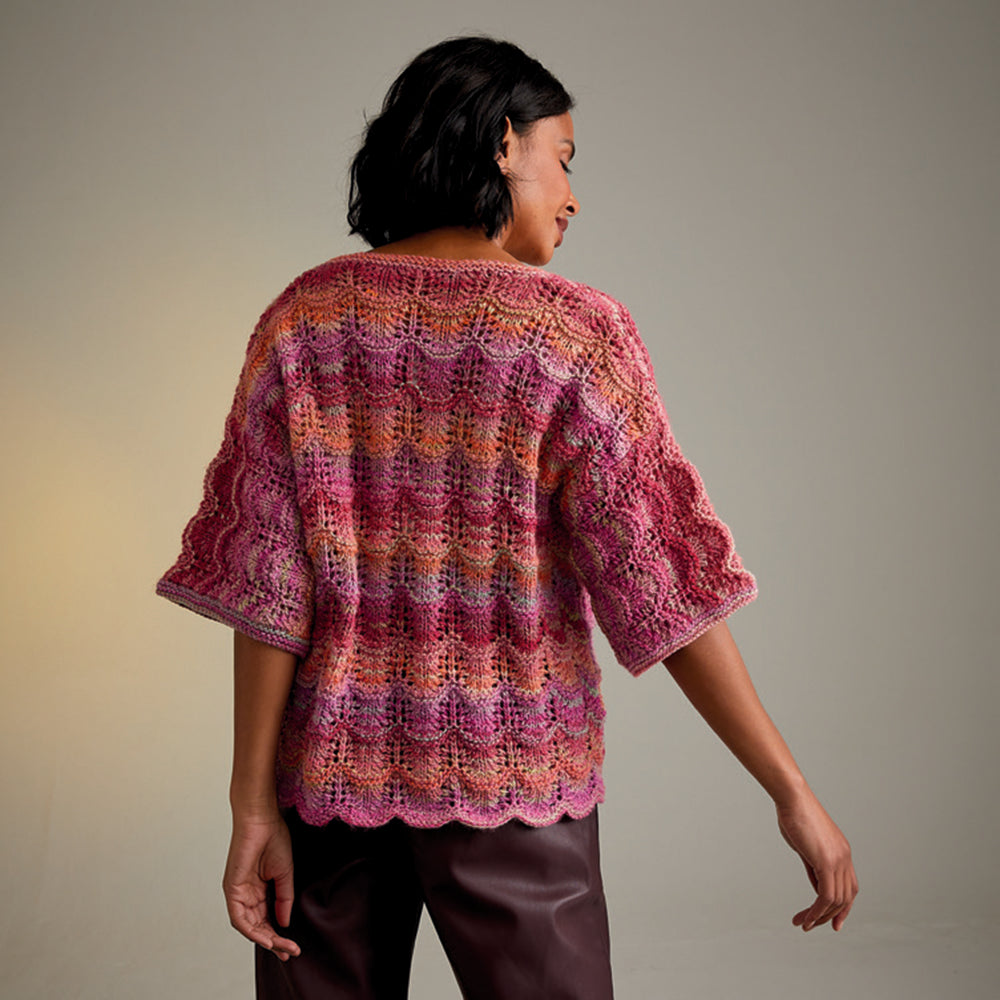 Sirdar Hot House Flowers Cardigan Knitting Pattern