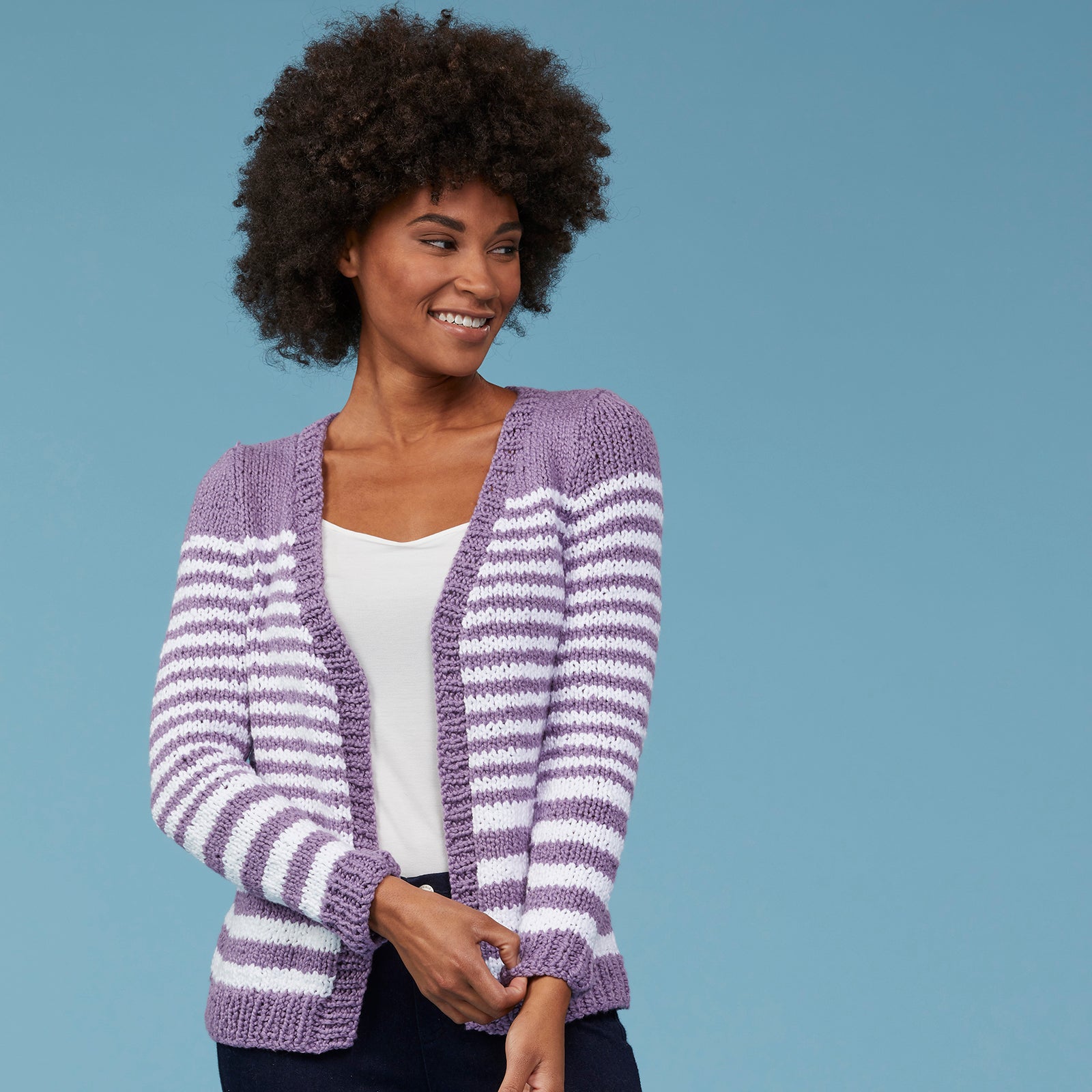 Tahki Yarns Marblemount Cardigan Knitting Pattern