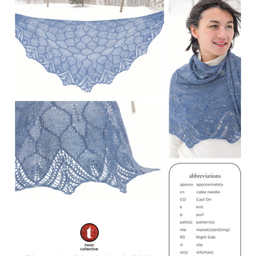 Twist Collective Anabiel Wrap Knitting Pattern