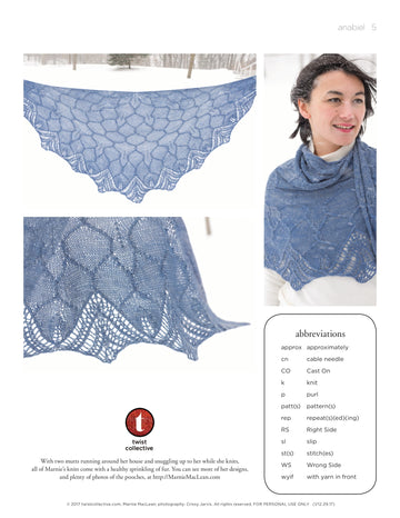 Twist Collective Anabiel Wrap Knitting Pattern