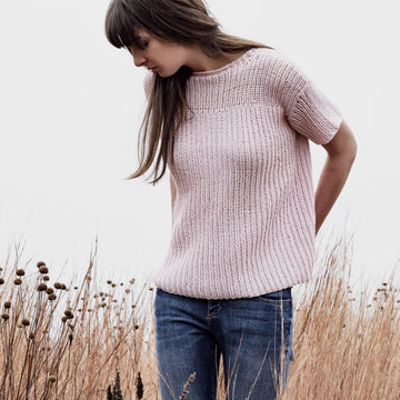 Ashby Tee in Blue Sky Fibers Skinny Cotton - 20161 PDF