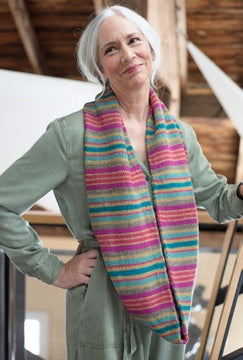 Bayadere Stripe Cowl in Berroco Ultra Wool PDF