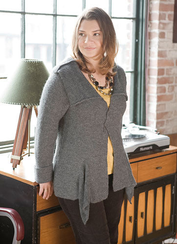 Avocet A Cardigan in Berroco Ultra Alpaca Aran PDF (Free)