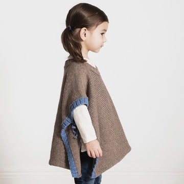 Blue Sky Fibers Puddle Jumper Poncho Knitting Pattern