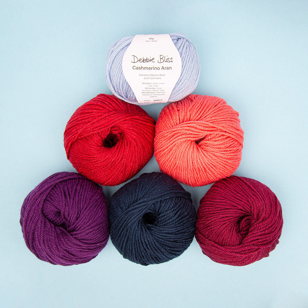 Debbie Bliss Cashmerino Aran Yarn - Merino Wool Aran