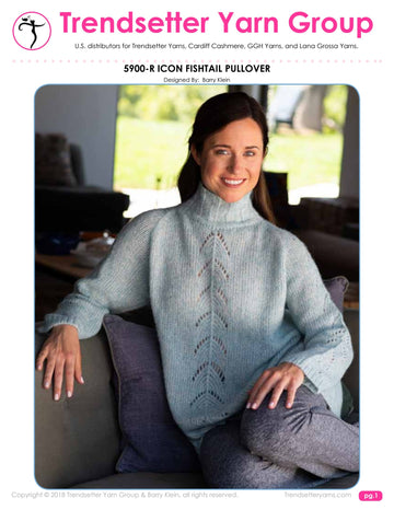 Trendsetter Yarns 5900R Icon - Fishtail Pullover PDF