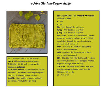 Tuscan Leaves Cowl