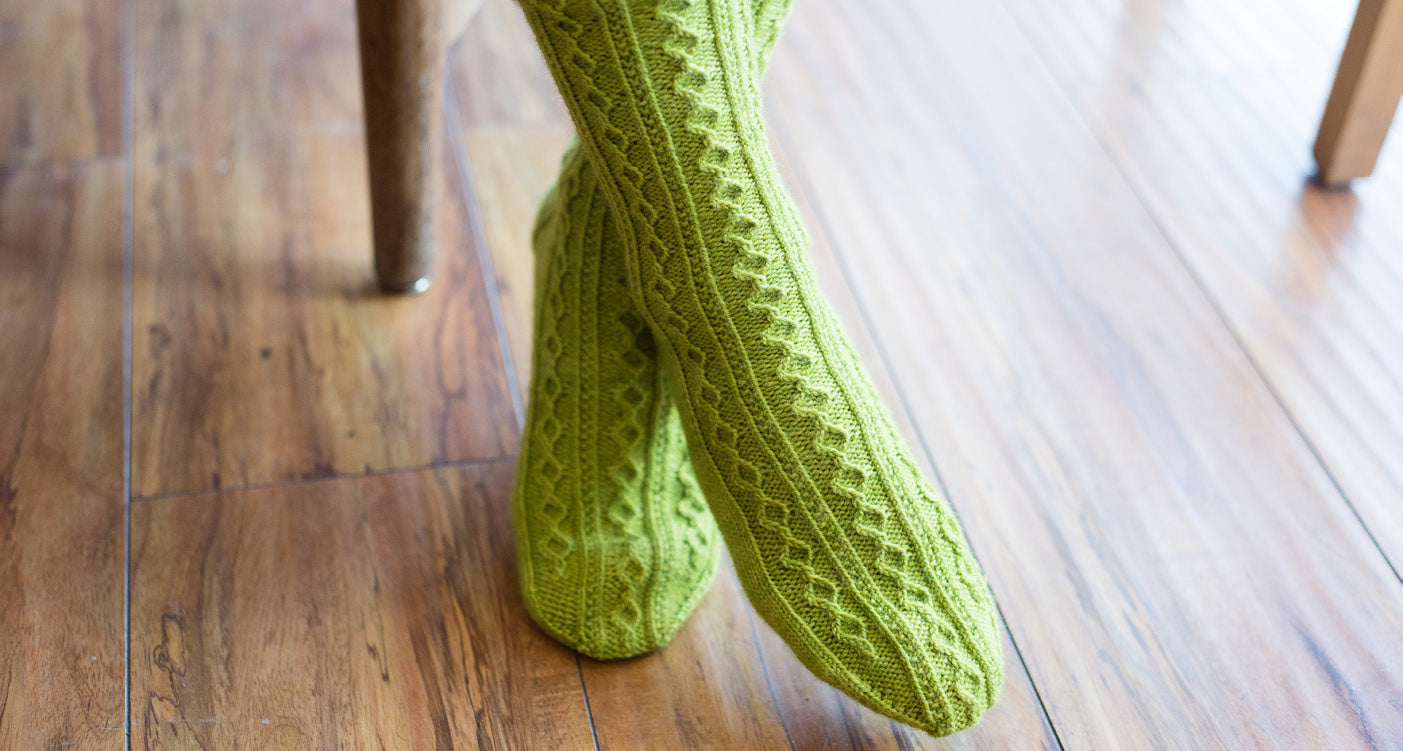 SweetGeorgia Slackcountry Socks Knitting Pattern