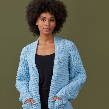 Stacy Charles Fine Yarns Sloane Cardigan Knitting Pattern