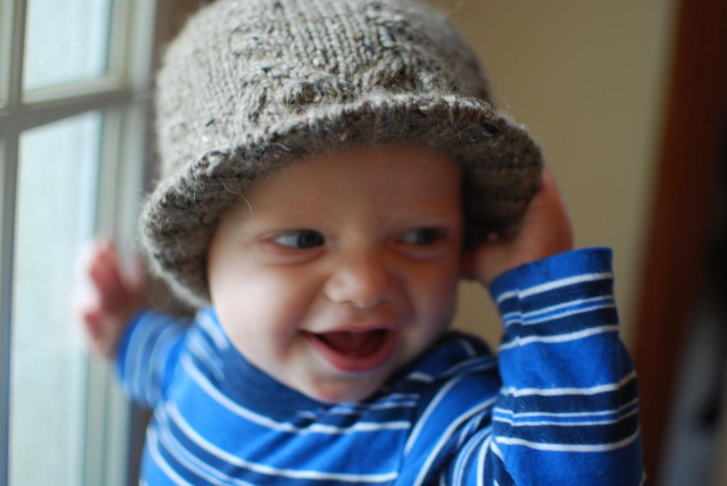 Cabled Tweedy Topper