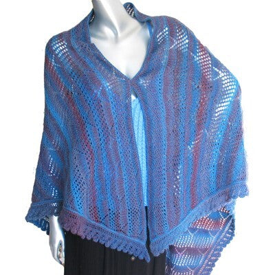 Jojoland Bear Tracks Shawl Wrap Knitting Pattern