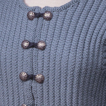 Fluted Fabric Cardigan #137