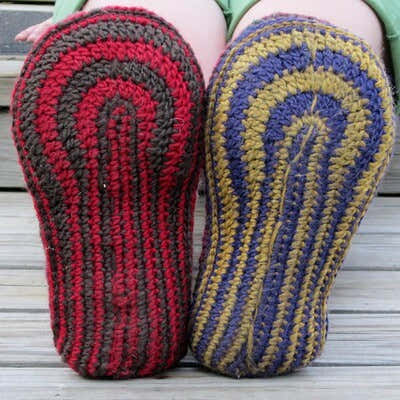 Noro Crochet Slippers Pattern