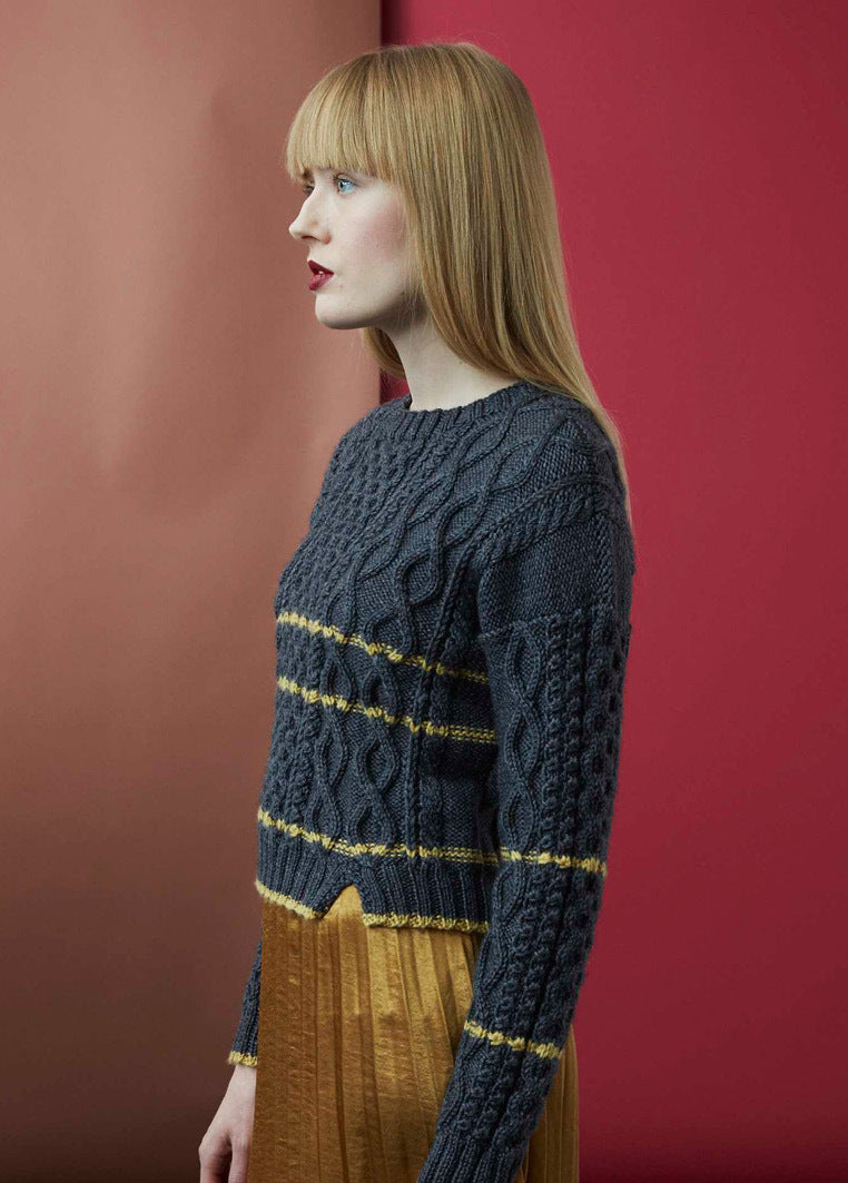Debbie Bliss Grete Sweater Knitting Pattern