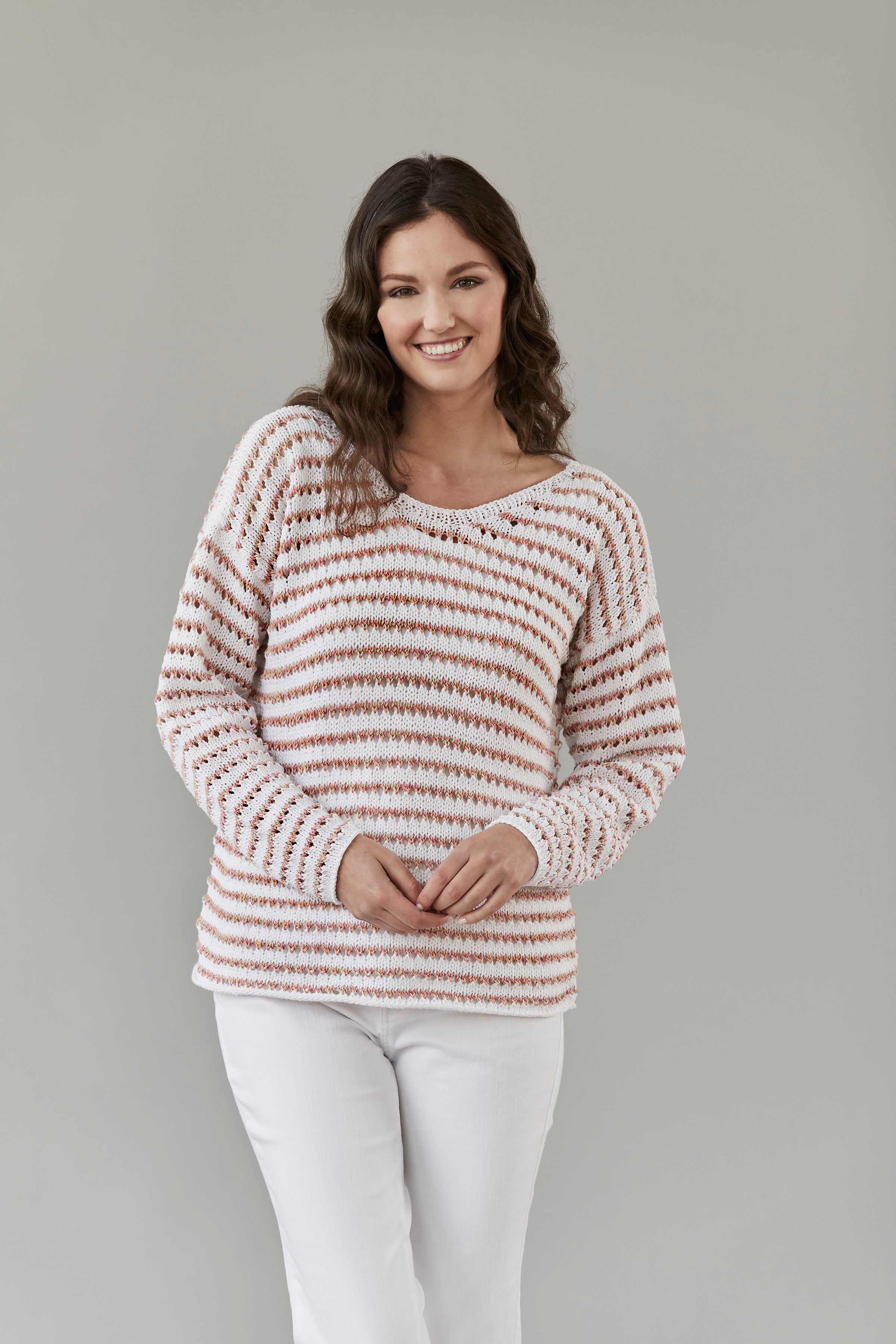 Tahki Yarns Poplar Pullover Knitting Pattern