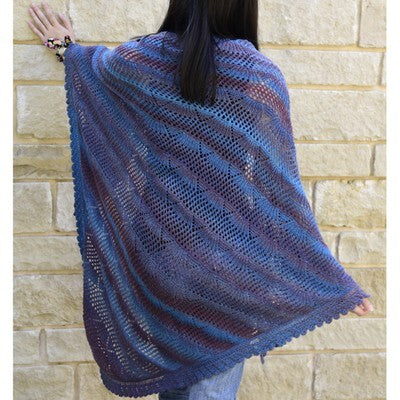 Jojoland Bear Tracks Shawl Wrap Knitting Pattern