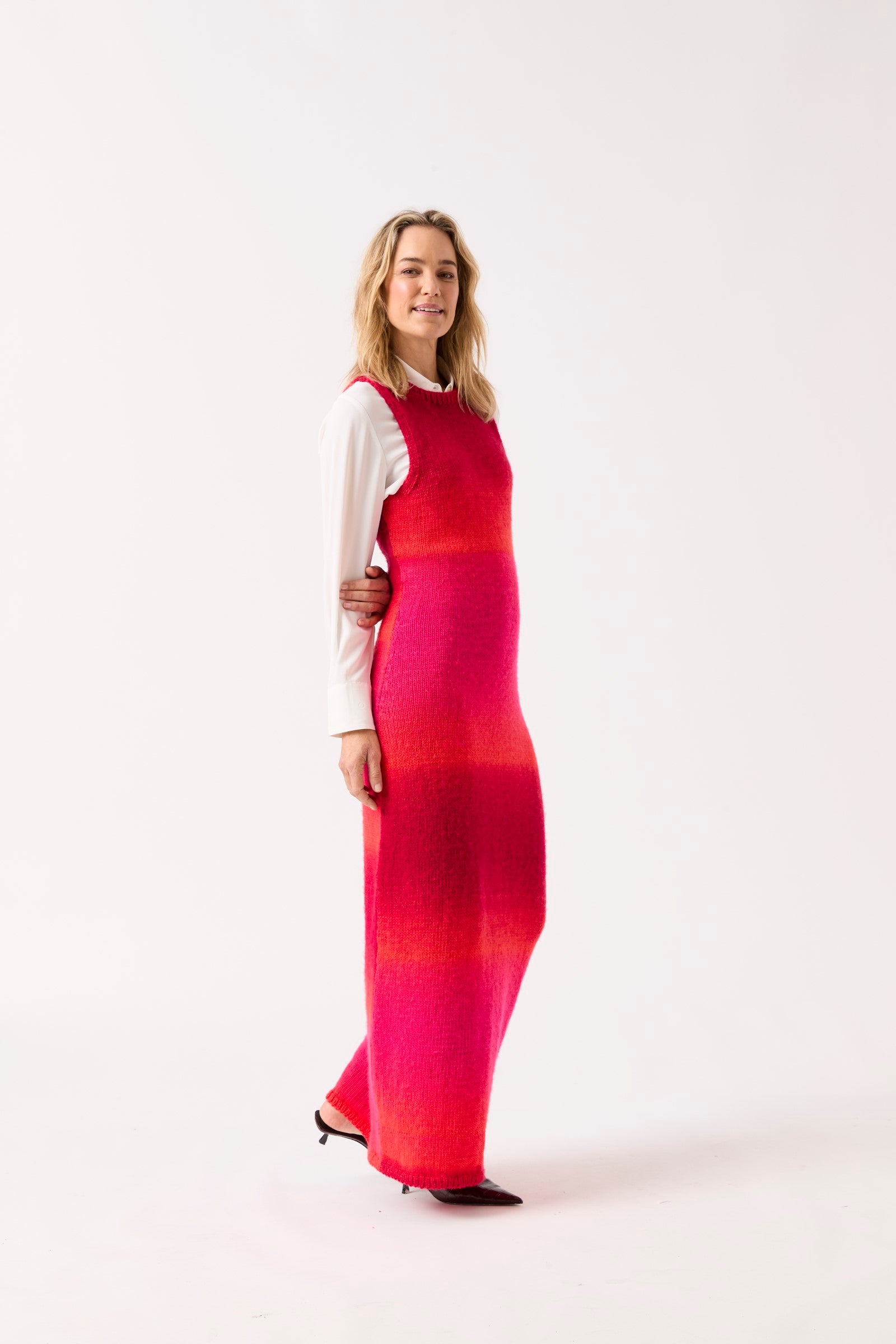 Sirdar Sleek Sleeveless Maxi Dress Knitting Pattern